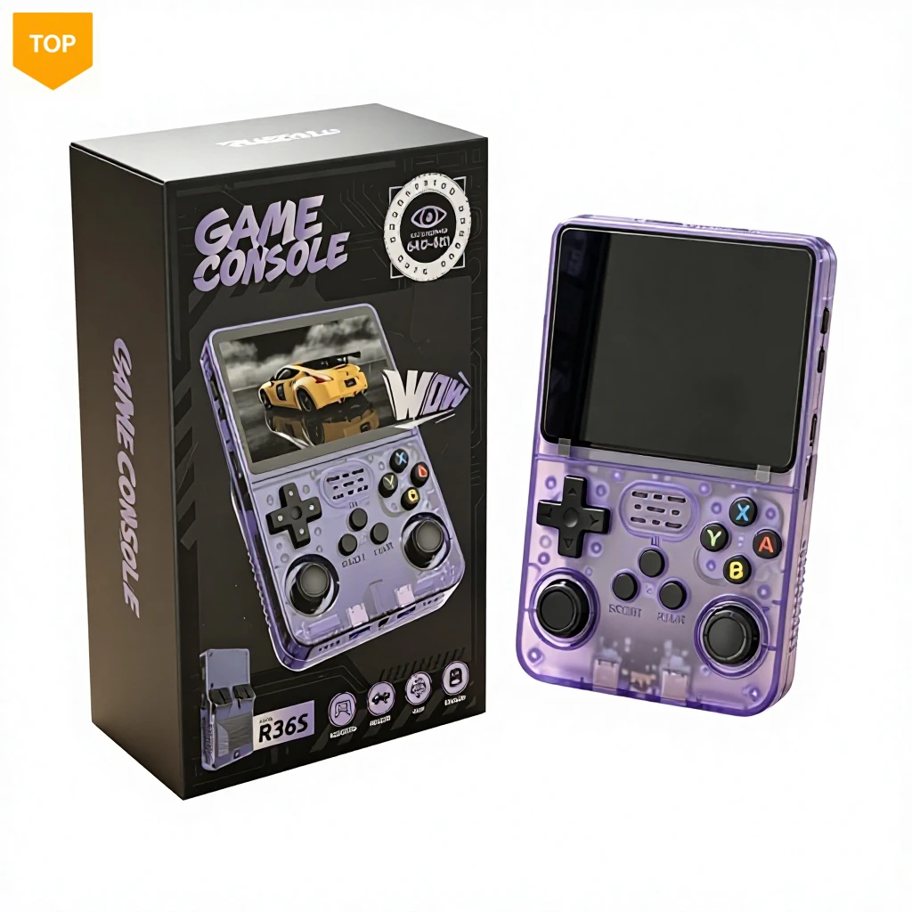 RetroXS R36S Pocket Edition Handheld Retro Game Console - 3.5 Inch 640x480 IPS ArkOS 2.0